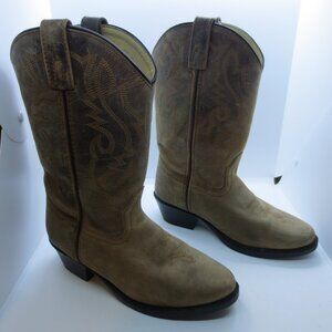 Smokey Mountain Distressed Denver Western Leather Cowboy Boots - Child - Size: 4